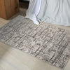 CK950 Rush CK952 Ivory Grey Area Rug by Calvin Klein Corner Image