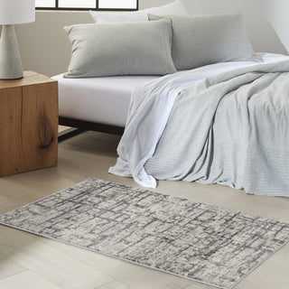 CK950 Rush CK952 Ivory Grey Area Rug by Calvin Klein Room Image Feature
