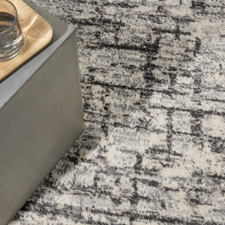 CK950 Rush CK952 Ivory Grey Area Rug by Calvin Klein Corner Image