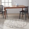 CK950 Rush CK952 Ivory Grey Area Rug by Calvin Klein Room Image Feature