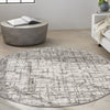 CK950 Rush CK952 Ivory Grey Area Rug by Calvin Klein Corner Image