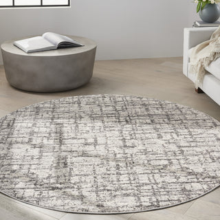 CK950 Rush CK952 Ivory Grey Area Rug by Calvin Klein Corner Image