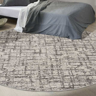 CK950 Rush CK952 Ivory Grey Area Rug by Calvin Klein Corner Image