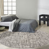 CK950 Rush CK952 Ivory Grey Area Rug by Calvin Klein Room Image Feature