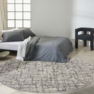 CK950 Rush CK952 Ivory Grey Area Rug by Calvin Klein Room Image Feature