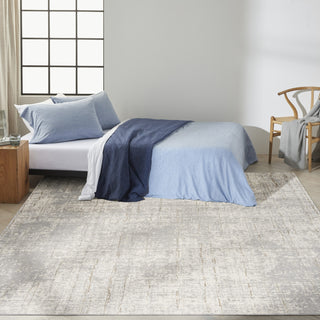 Calvin Klein Ck950 Rush CK955 Grey Area Rug Room Image Feature