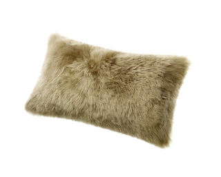Auskin Long Wool Sheepskin Lumbar Bark Main Image
