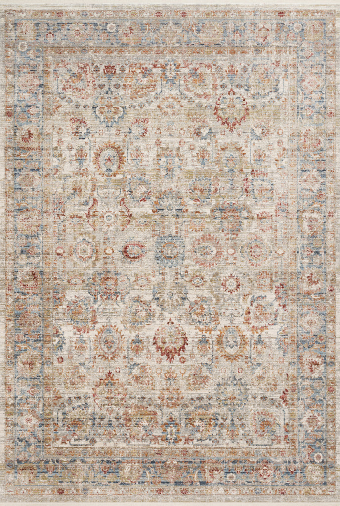 Loloi Claire CLE-02 Ivory/Ocean Area Rug main image