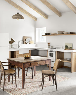 Loloi Claire CLE-05 Ivory/Multi Area Rug Round Image