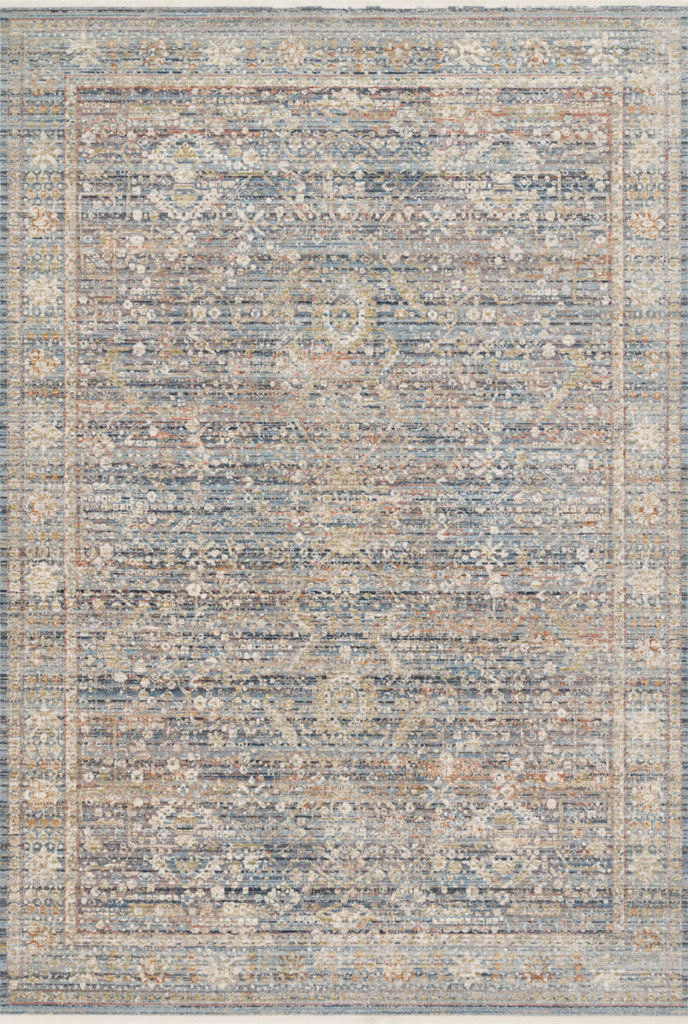 Loloi Claire CLE-06 Blue/Sunset Area Rug main image