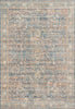 Loloi Claire CLE-06 Blue/Sunset Area Rug Main Image