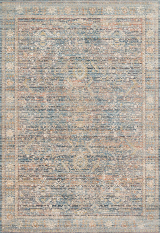 Loloi Claire CLE-06 Blue/Sunset Area Rug Main Image