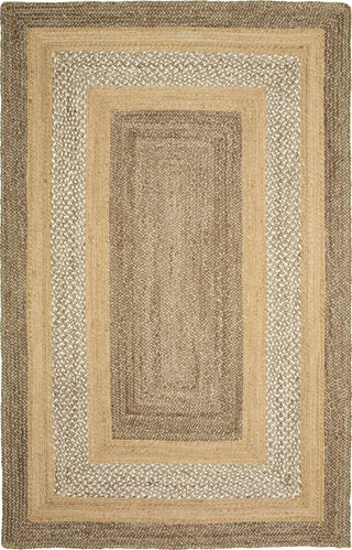 LR Resources Classic Jute 81206 Gray/Natural Area Rug 3' 6'' X 5' 6'' Main Image