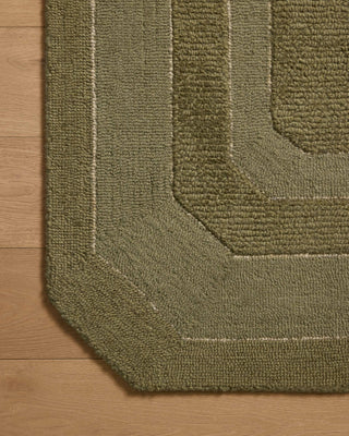 Loloi Clayton CLN-01 Olive Area Rug Corner Image