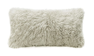 Auskin Curly Sheepskin Long Wool Lumbar Bamboo main image