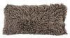 Auskin Curly Sheepskin Long Wool Lumbar Portabello main image