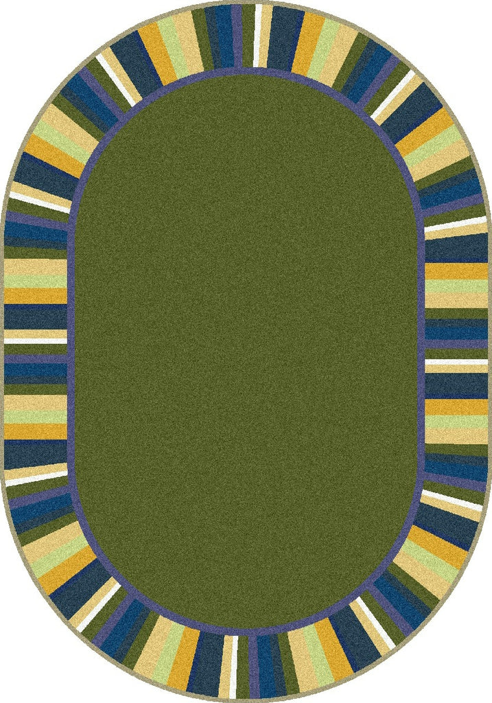 Joy Carpets Kid Essentials Clean Green Bold Area Rug