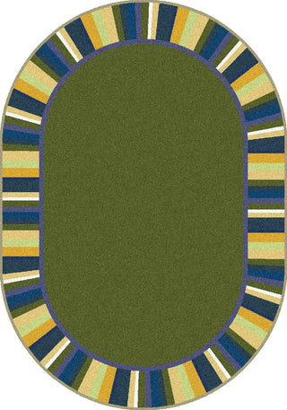 Joy Carpets Kid Essentials Clean Green Bold Area Rug