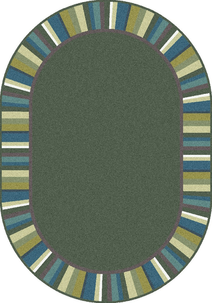 Joy Carpets Kid Essentials Clean Green Soft Area Rug