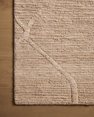 Cline CLI-01 Beige Area Rug by Loloi Corner Image