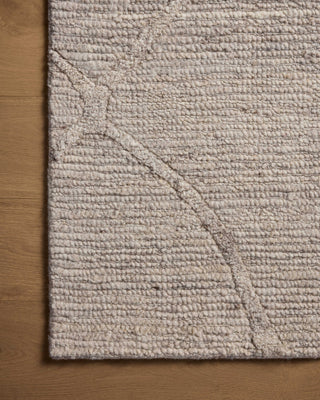 Cline CLI-01 Stone Area Rug by Loloi Corner Image