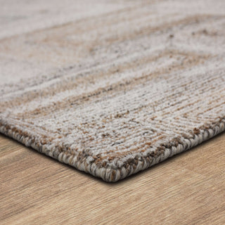 Karastan Forsyth Park Cloverdale Beige Steel Area Rug Angle Image