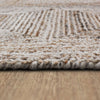Karastan Forsyth Park Cloverdale Beige Steel Area Rug Detail Image