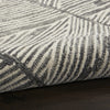 Nourison Colorado CLR01 Grey White Area Rug Corner Image