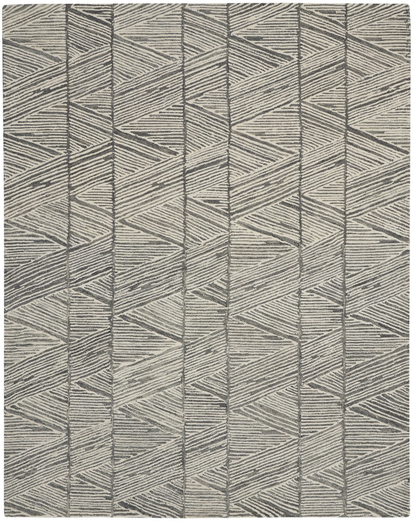Nourison Colorado CLR01 Grey White Area Rug main image
