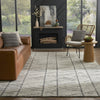Nourison Colorado CLR01 Grey White Area Rug Room Image Feature