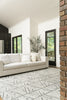 Nourison Colorado CLR01 Grey White Area Rug Room Image Feature