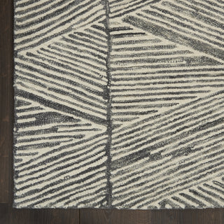 Nourison Colorado CLR01 Grey White Area Rug Swatch Image