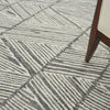 Nourison Colorado CLR01 Grey White Area Rug Corner Image