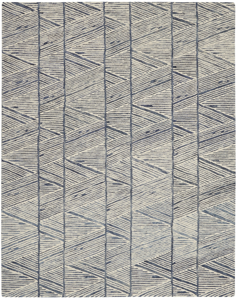 Nourison Colorado CLR01 White Blue Area Rug main image