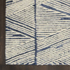 Nourison Colorado CLR01 White Blue Area Rug Swatch Image