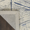 Nourison Colorado CLR01 White Blue Area Rug Texture Image