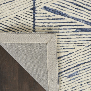 Nourison Colorado CLR01 White Blue Area Rug Texture Image