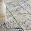 Nourison Colorado CLR01 White Blue Area Rug Corner Image