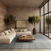 Nourison Colorado CLR02 Indigo Ivory Area Rug Corner Image