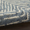 Nourison Colorado CLR02 Indigo Ivory Area Rug Corner Image