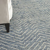 Nourison Colorado CLR02 Indigo Ivory Area Rug Corner Image