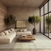 Nourison Colorado CLR02 Ivory Green Area Rug Corner Image