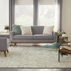 Nourison Colorado CLR02 Ivory Green Area Rug Room Image Feature