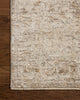 Loloi Clarisse CLS-02 Smoke / Natural Area Rug Corner Image