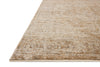 Loloi Clarisse CLS-03 Taupe / Dove Area Rug Corner Image