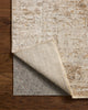 Loloi Clarisse CLS-03 Taupe / Dove Area Rug Backing Image