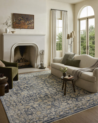 Loloi Clarisse CLS-05 Blue / Beige Area Rug Lifestyle Image