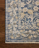 Loloi Clarisse CLS-05 Blue / Beige Area Rug Corner Image