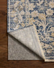 Loloi Clarisse CLS-05 Blue / Beige Area Rug Backing Image