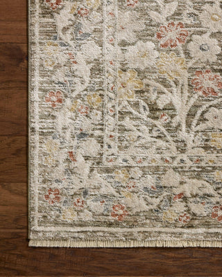 Loloi Clarisse CLS-05 Olive / Multi Area Rug Corner Image